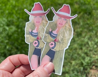 Britney Spears Silly Flip Off Vinyl Decal Stickers