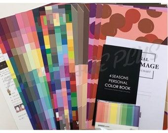Kit d'analyse de couleur personnel 4 Seasons