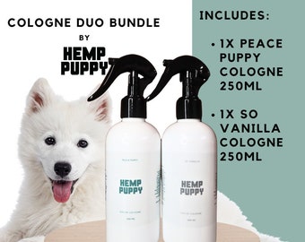 Natural Organic Cologne Duo Bundle 2x 250ml von Hemp Puppy