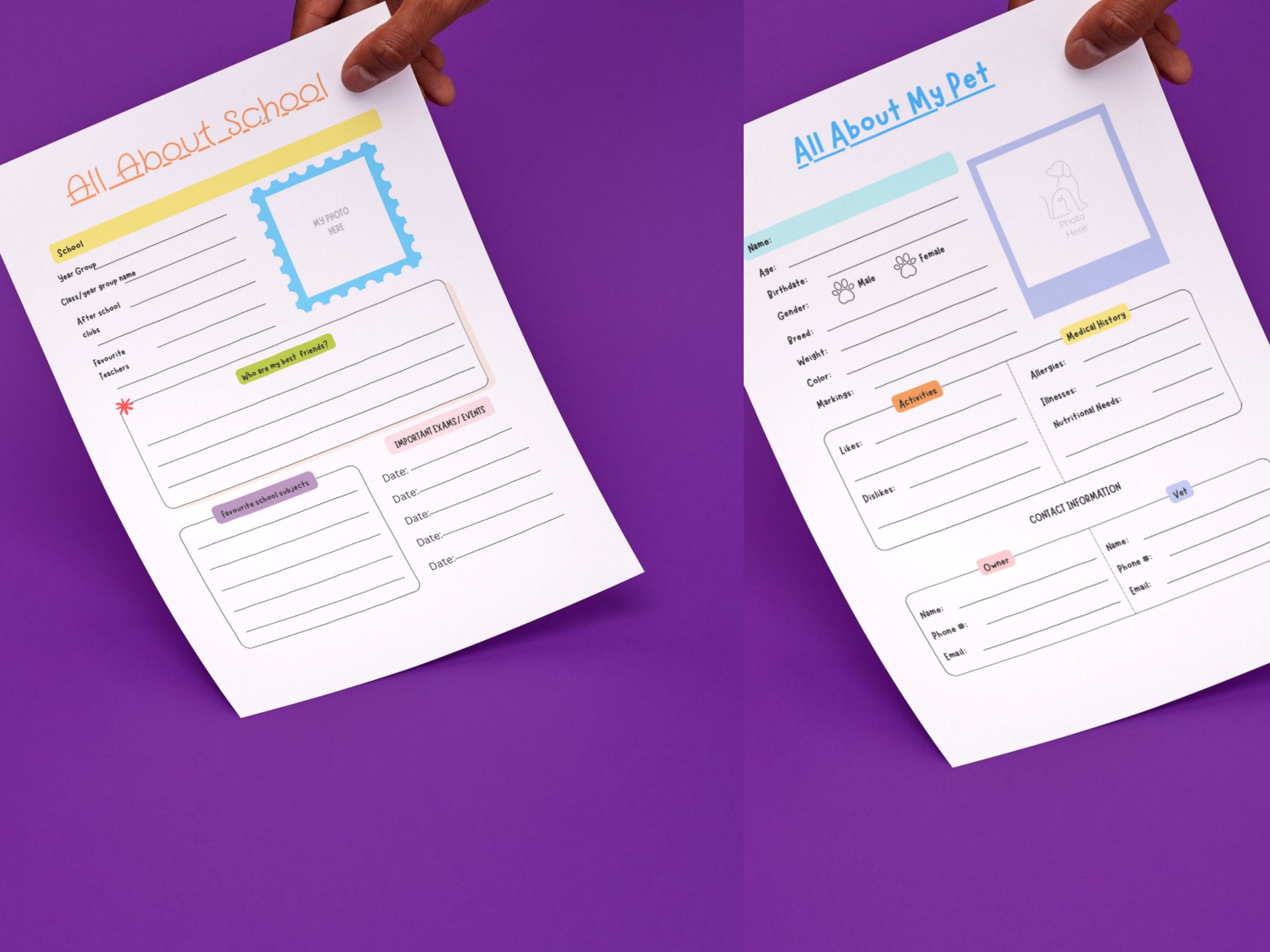 digital-all-about-me-activity-sheets-etsy