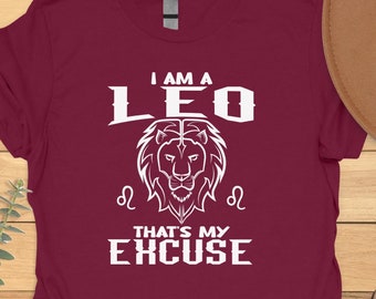 Zodiac Leo Vintage T-shirt: Celestial Leo Birthday Shirt
