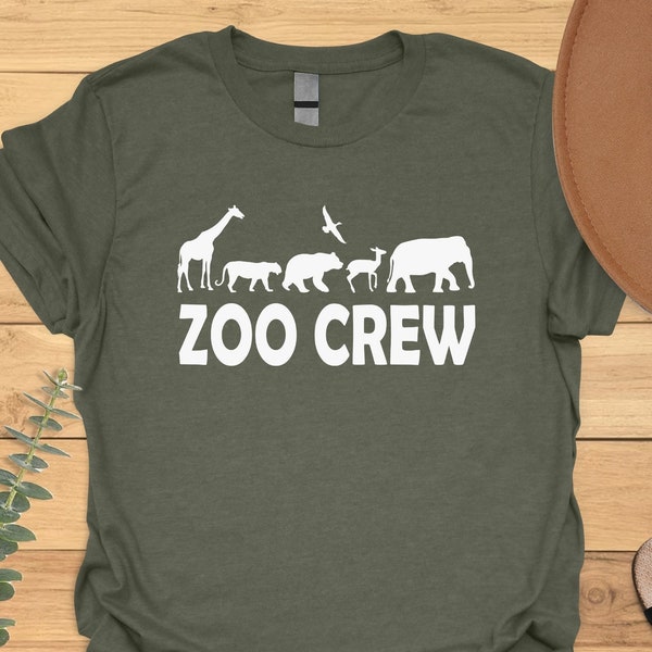 Zoo Crew T-shirt, Wild Life Shirt, School Zoo Crew Sweatshirt, Animal Lover Hoodie, Mother Days Shirts, Cool Family Shirts, Zoo Trip Tee