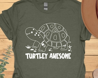Turtley Sea Turtle T-Shirt, Beach Vacation Tee