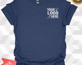 Bella Canvas Custom Logo T-shirt, Company Business Logo Shirt, Team Logo Shirt, Personalized  Logo Tee Your Logo Here Customized Brand Logo