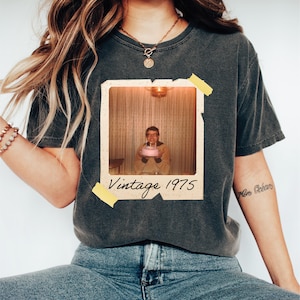 Custom Vintage Photo And Year, Custom Shirt With Picture Personalized 30th Birthday Gift Vintage 30th Birthday Party Vintage Est 1995 Shirt