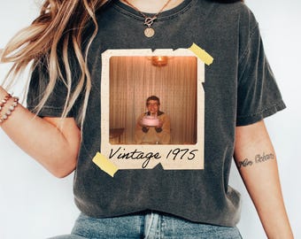 Custom Vintage Photo And Year, Custom Shirt With Picture Personalized 30th Birthday Gift Vintage 30th Birthday Party Vintage Est 1995 Shirt