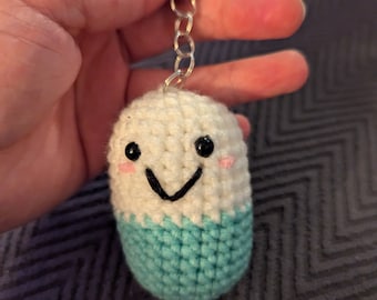 Chill pill keychain