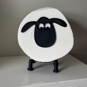 Porta rotolo di carta igienica a forma di pecora / Decorazione divertente per il bagno / Regalo unico per gli amanti delle pecore