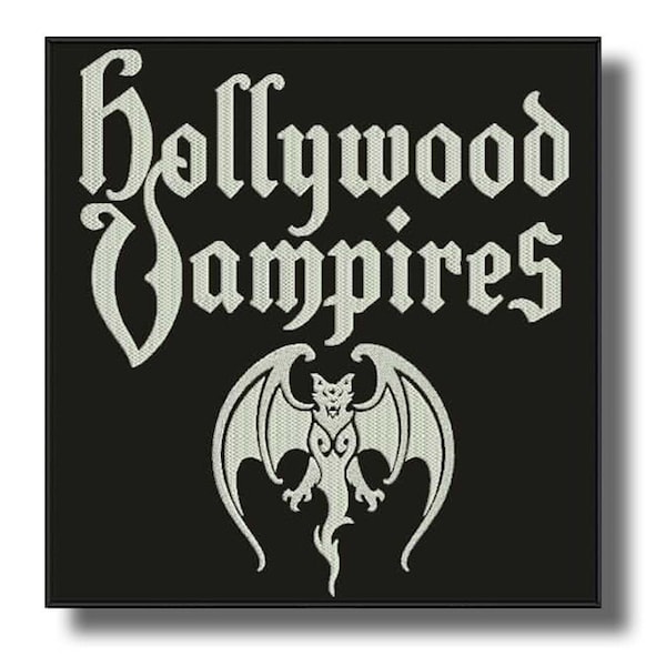 Hollywood Vampires Patch Badge Applique Geborduurd ijzer op a1f517