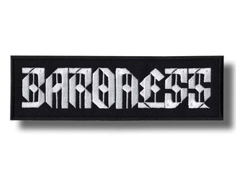 Baroness Patch Badge Applique Embroidered Iron on 4b1416