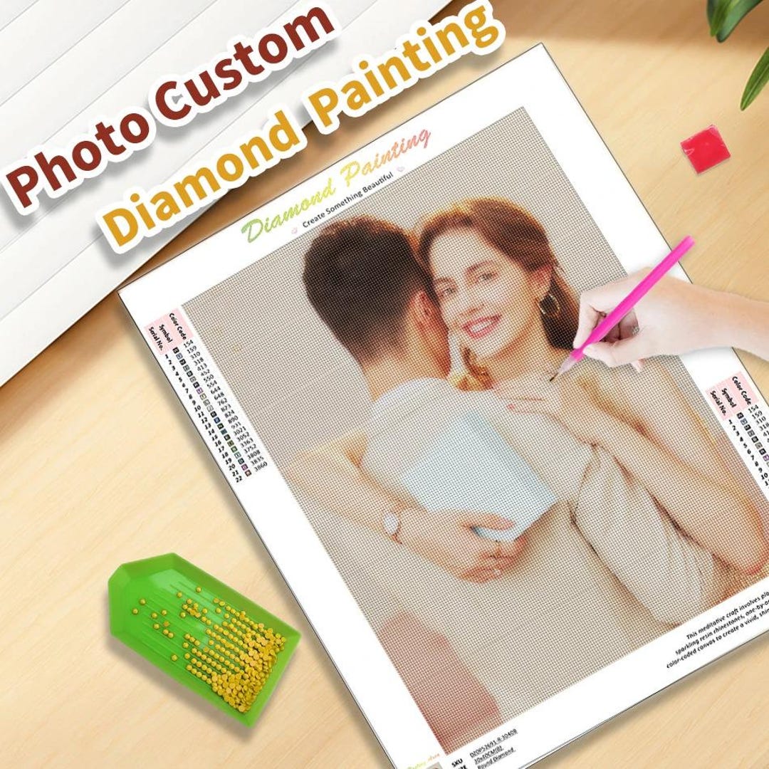 DIY Custom Diamond Painting Kit | Personalized Full Drill Square/round ...