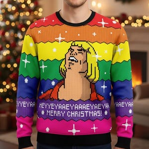 Maglione Natale UOMO NAVIDAD – Impression Dugoni - Foto 3