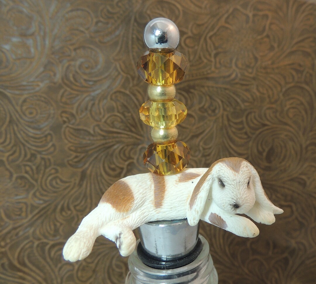 Wine Stoppers Easter Animals Bunny Rabbits Lop Cottontail Farm Etsy