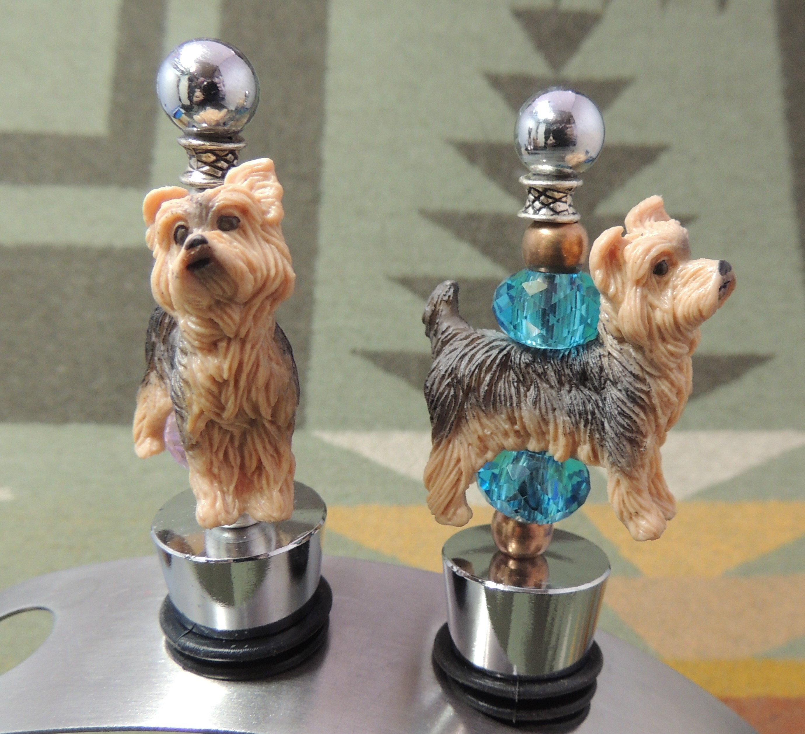 Wine Stopper Dog Yorkie Yorkshire Terrier Pet Working Dog