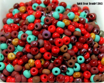 Sedona Dreams mix Czech Glass seed bead mix size 6