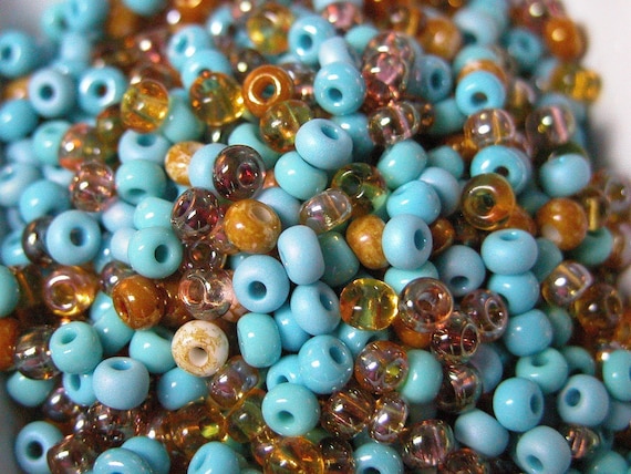 50g//Lot Mixed Turquoise Loose Spacer Beads Charms for Jewelry Making Crafts