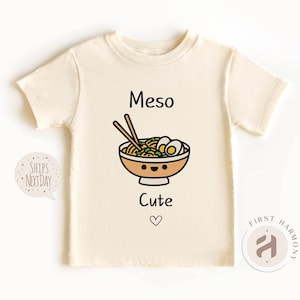 Meso Cute Toddler Shirt, Food Baby Clothes, Cute Chinese Kids T-Shirt, Retro Kids T-Shirt, Cute Toddler Tee, Funny Food Baby Shirt, Food Tee