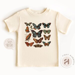 Vintage Butterfly Kids Shirt: Botanical Moth Tee, Entomologist Onesie®