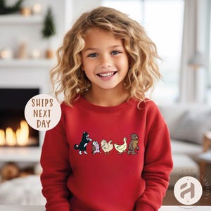 Little Bear Toddler Sweatshirt, Cute Animal Friends Sweatshirt, Animated TV Show Sweatshirt, TV Series Sweatshirt, Animal Friends Sweatshirt image 6