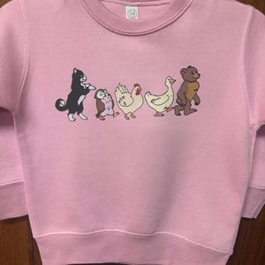 Little Bear Toddler Sweatshirt, Cute Animal Friends Sweatshirt, Animated TV Show Sweatshirt, TV Series Sweatshirt, Animal Friends Sweatshirt image 2