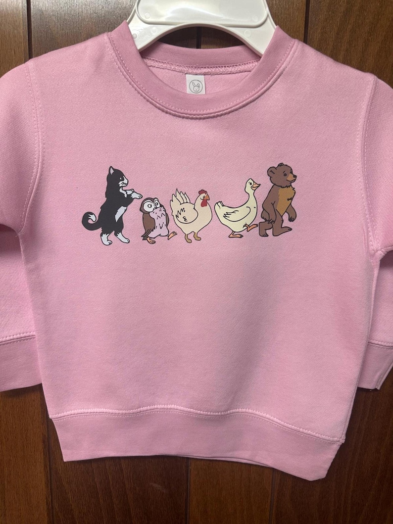 Little Bear Toddler Sweatshirt, Cute Animal Friends Sweatshirt, Animated TV Show Sweatshirt, TV Series Sweatshirt, Animal Friends Sweatshirt image 2