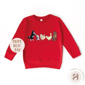 Little Bear Toddler Sweatshirt, Cute Animal Friends Sweatshirt, Animated TV Show Sweatshirt, TV Series Sweatshirt, Animal Friends Sweatshirt image 4