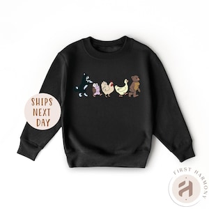 Little Bear Toddler Sweatshirt, Cute Animal Friends Sweatshirt, Animated TV Show Sweatshirt, TV Series Sweatshirt, Animal Friends Sweatshirt image 5