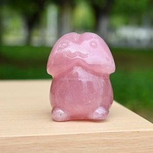 1.9&quot; Natural Rose Quartz Carved Penis,Hand Carved,Reiki Healing,Crystal Carving,Rose Quartz Carved,Crystal Decor,Crystal Ornament