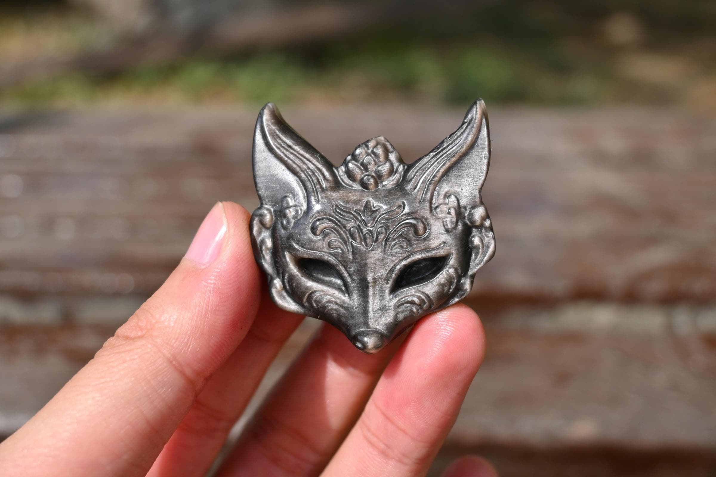 ミュージシャン BABYL SILVER FOX MASK PREMIUM fox-mask-silver-104475_600x.