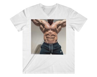 Camiseta de culturismo para hombre, camiseta de entrenamiento en el gimnasio, top para musculación, camiseta de fitness con cuello en V, ropa de levantamiento de pesas