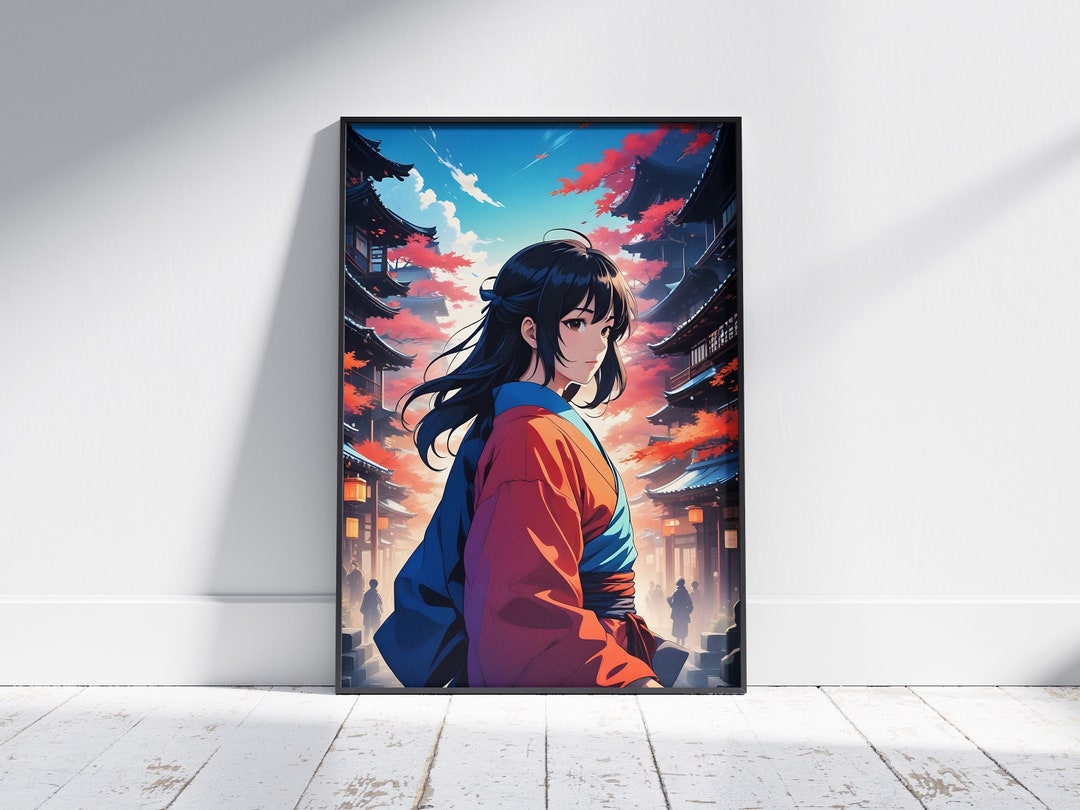 Unique Anime Poster, TV Series Art Print, Manga Gift, Anime Room Art ...