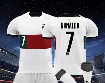 Portugal 2022 Ronaldo voetbaluniform voor kinderen, jersey, korte sokken voor jongens, meisjes, jeugdmaten