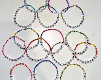 Bookish Romance Tropes Friendship Bracelet Pack