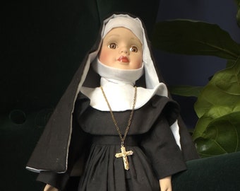 Vintage Haunted Nun Doll - Sister Theresa