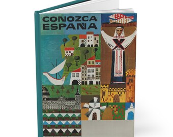 Know Spain A5 Hardcover Notebook, Ruled Pages Travel Diary, Perfect Wanderlust Keepsake, Thoughtful Journey Gift