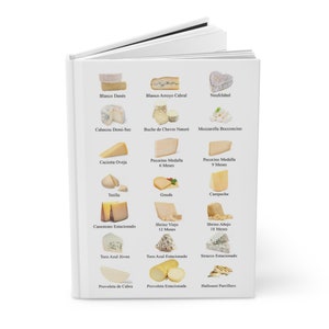 Argentina Cheeses A5 Hardcover Journal, Ruled Pages, Perfect for Cheese Lovers and Foodies, Unique Gourmet Gift