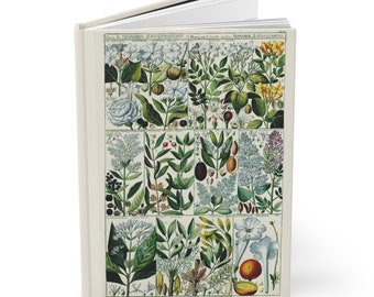 Diandry Plants A5 Journal - Stylish Matte Cover with Lined Pages, Perfect for Daily Reflections & Gift for Plant Lovers