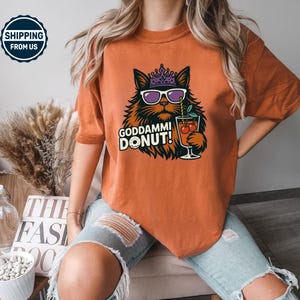 Princess Donut And Mongo Comfort Colors Shirt, Goddamns Donut Shirt, Dungeon Fan Graphic Shirt, Bookish Fantasy Tee, Bookish Tshirt