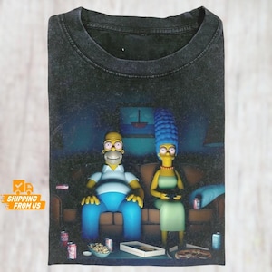 The Simpsons Comfort Colors Shirt, Homer And Marge Simpson Shirt, Family Vacation Matching Shirt, Funny Meme Shirt, Gift For Fan