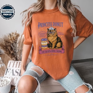 Princess Donut And Mongo Comfort Colors Shirt, Dungeon Fan Graphic Shirt, Bookish Fantasy Tee, Goddamns Donut Shirt, Bookish Tshirt