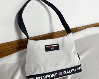 vintage archive Polo Ralph Lauren Polo Sport silver nylon bag 90s y2k