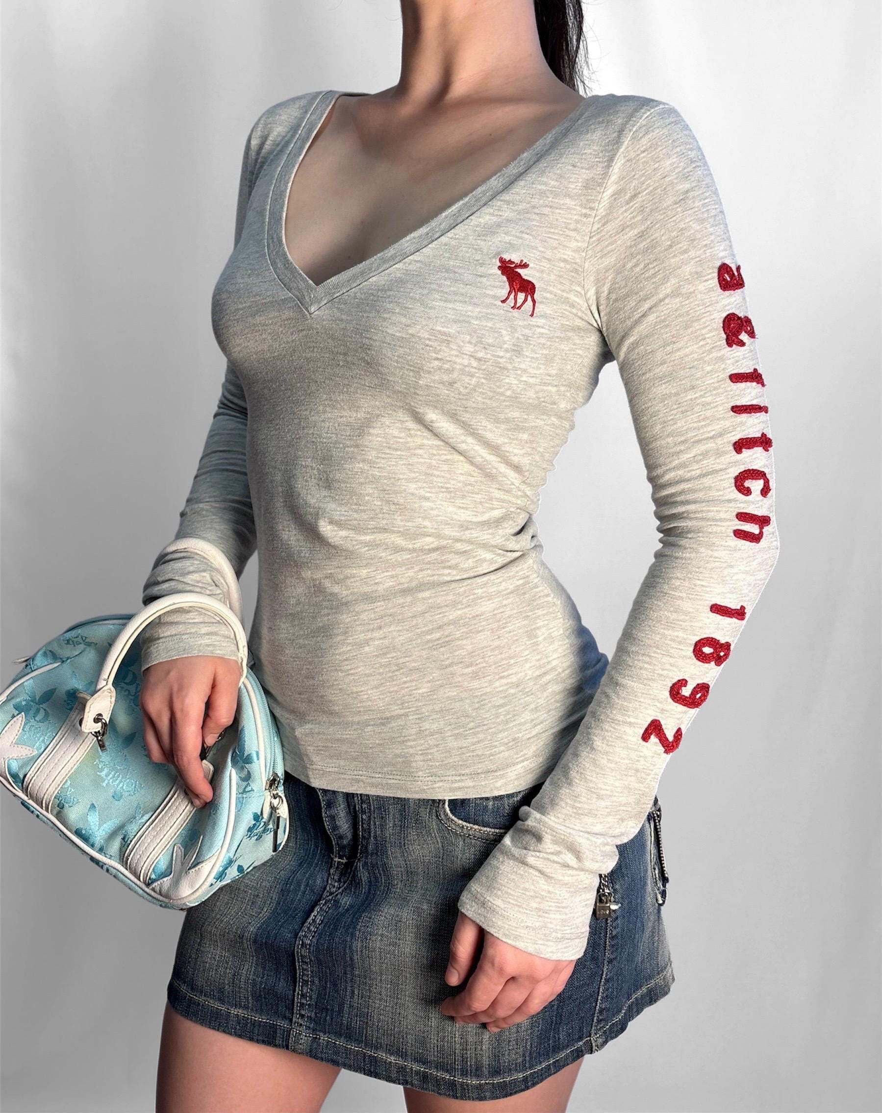Abercrombie Babydoll Top - Etsy Canada