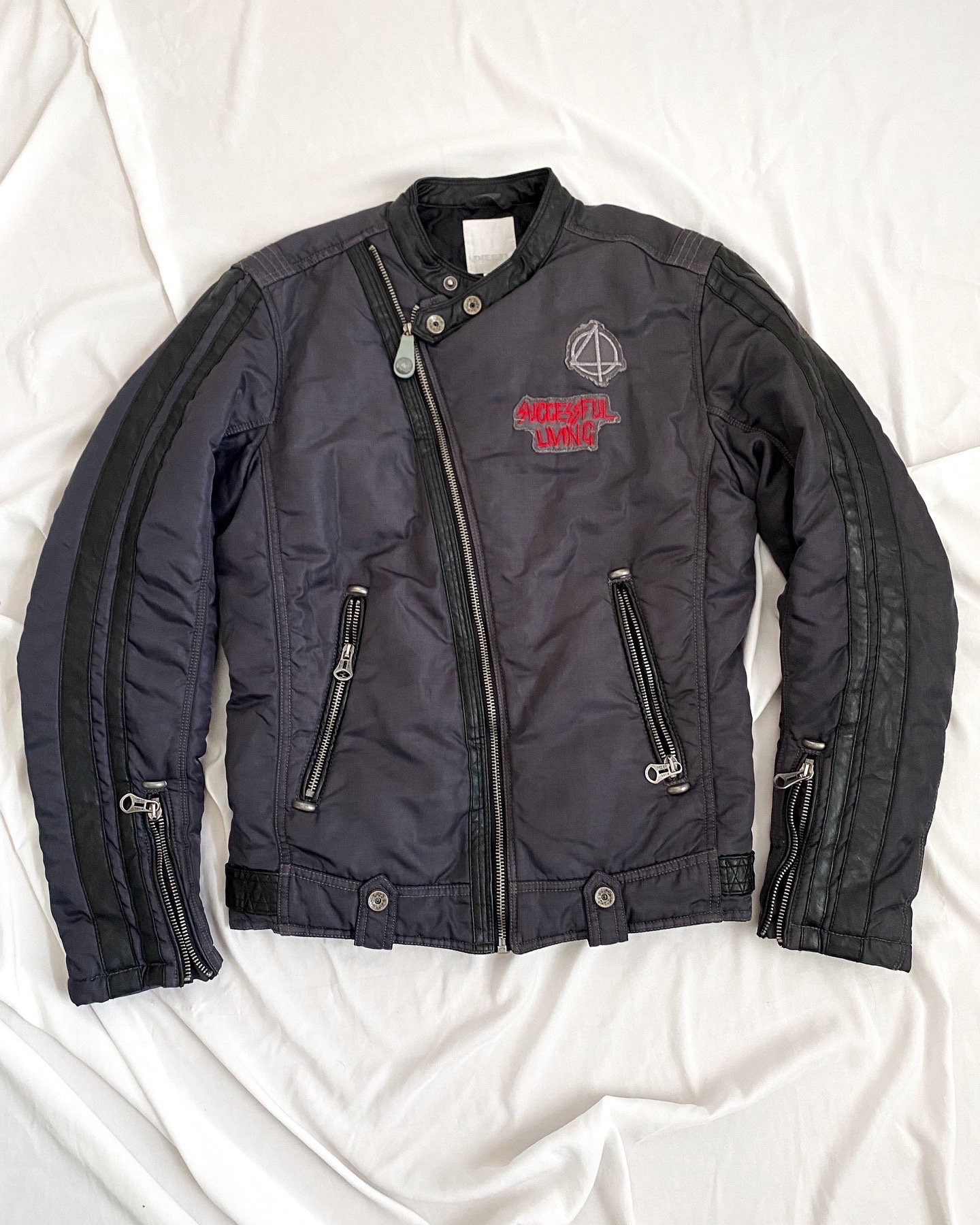 Diesel Sport lether jacket archive 90s Vintage Diesel 90s Leather