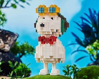 Snoopy 3D Puzzle Micro Connection Building Blocks DIY