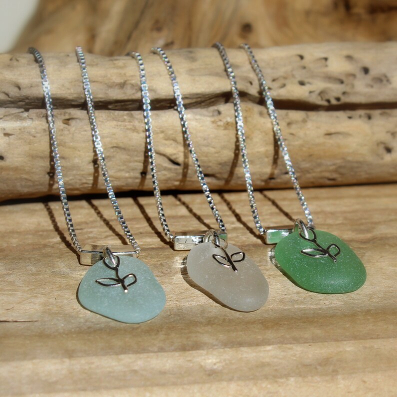Genuine Sea Glass Necklace Nova Scotia Sea Glass Jewelry Etsy Canada
