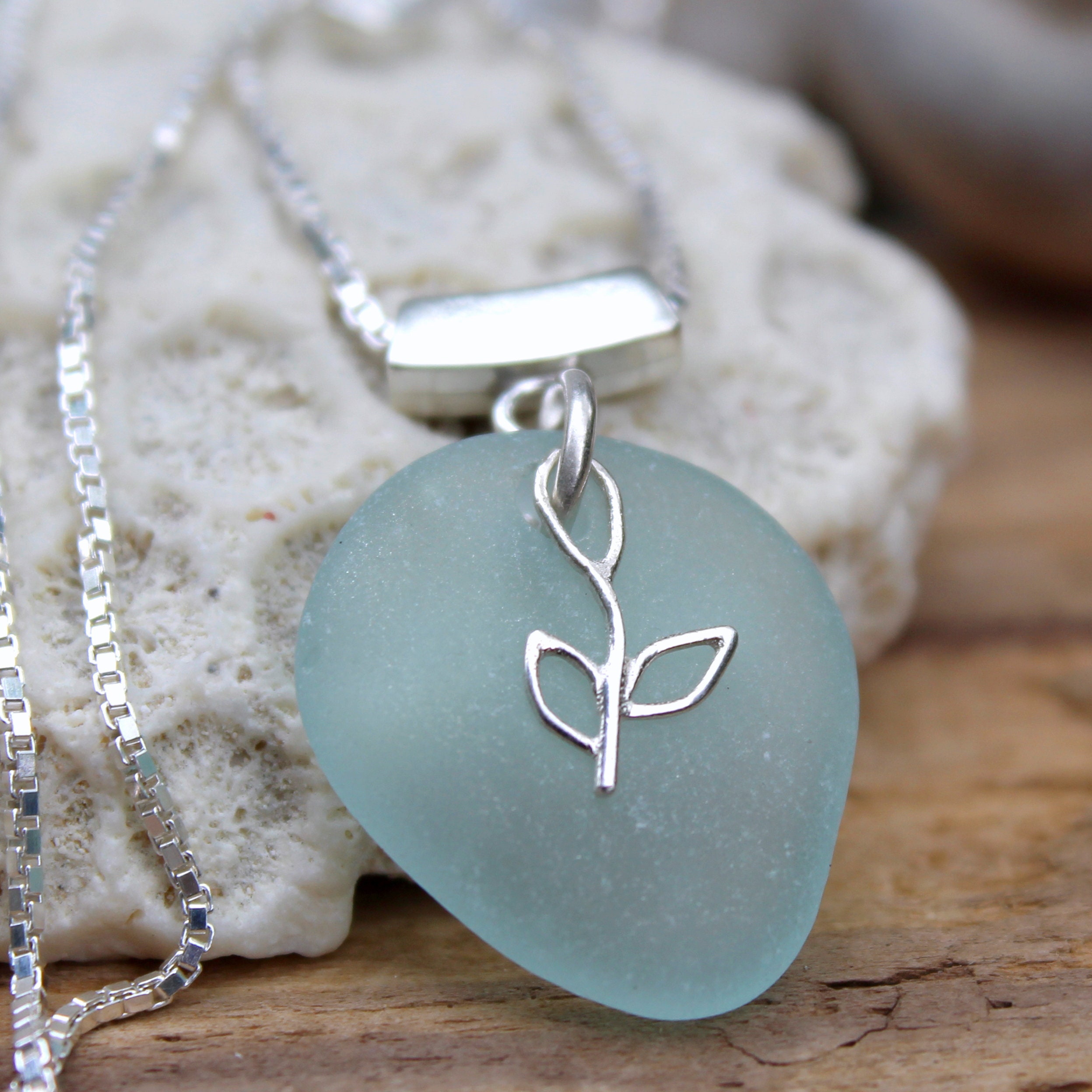 Genuine Sea Glass Necklace Nova Scotia Sea Glass Jewelry Etsy Canada