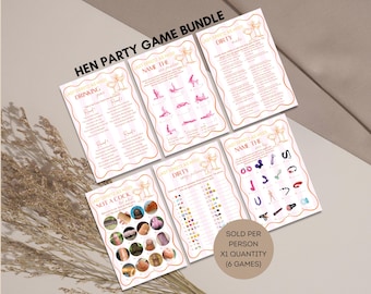 Paquete de juegos para despedida de soltera "Last Spritz As Miss Theme" 2 (impreso)