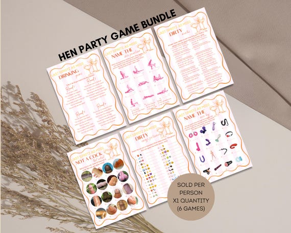 Last Spritz As Miss Theme Hen Do Game Bundle 2 (Printed)