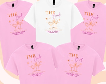 Camisetas personalizadas para despedida de soltera / Tops a juego para la novia y sus amigas / Last Spritz As Miss