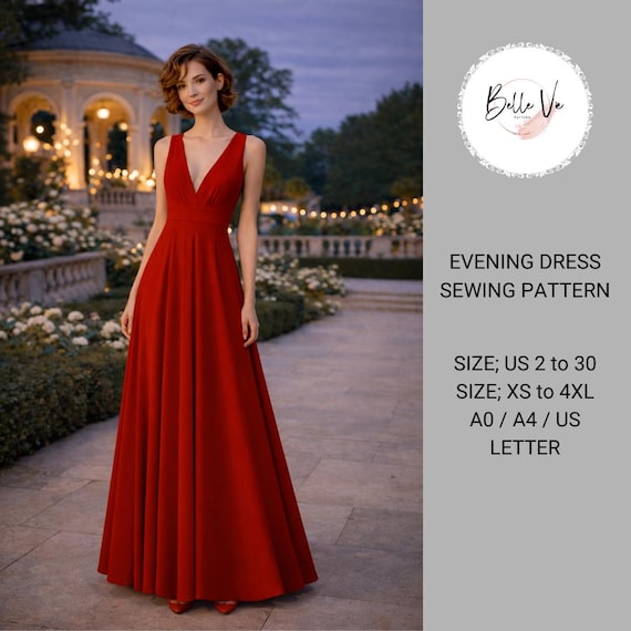 open lace back dress Tube Mermaid Maxi Prom Dress Sewing Pattern – Patterns For Less